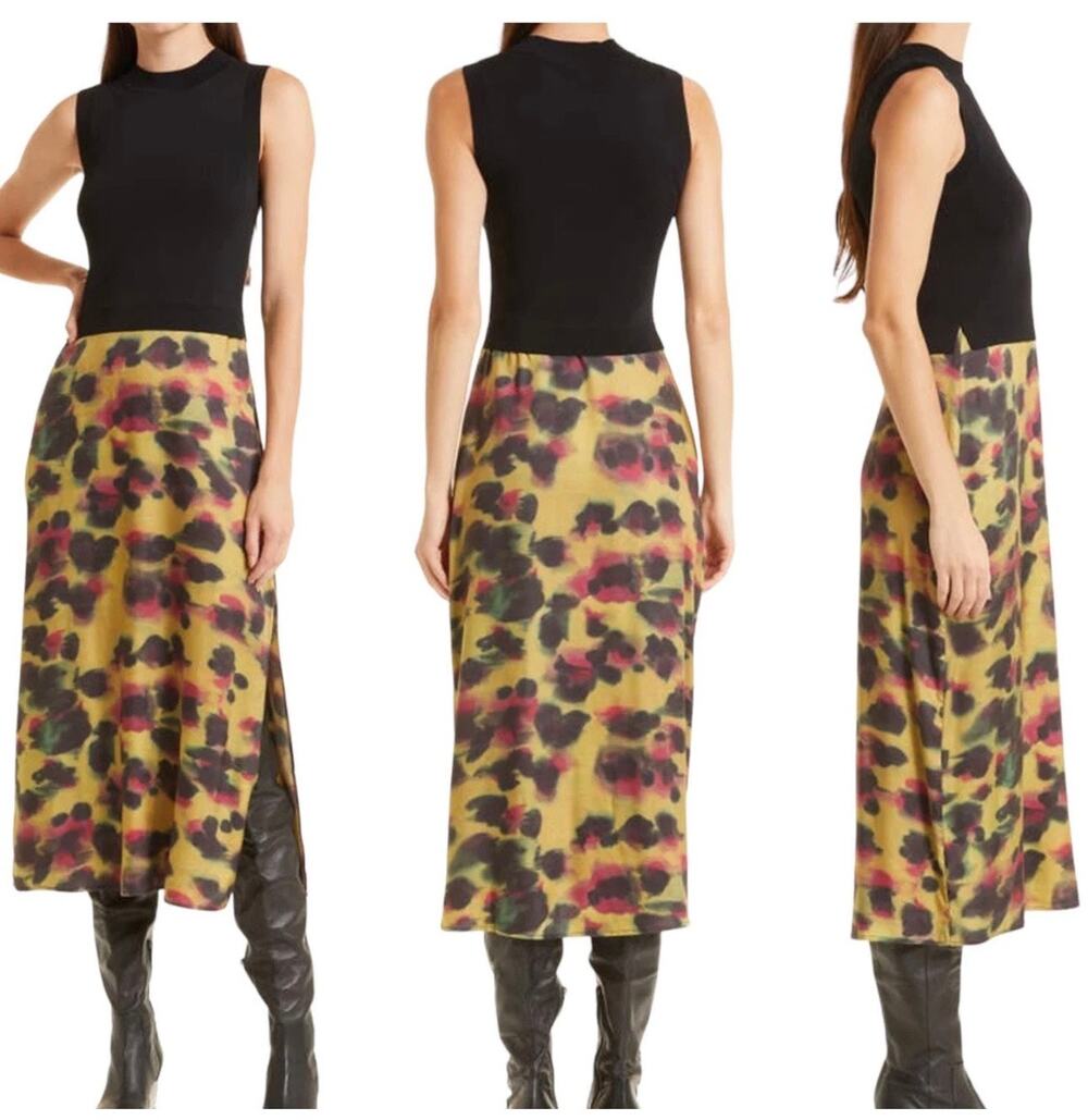 Ted Baker Ehlla Black Maxi Dress Size 4 US 8-10 Sleeveless (New)